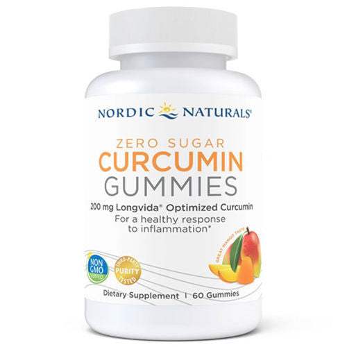 Zero Sugar Curcumin Gummies 60ct, Nordic Naturals