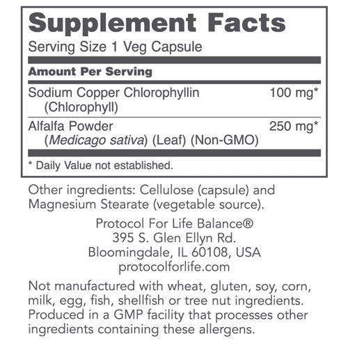 Chlorophyll 90 caps by Protocol