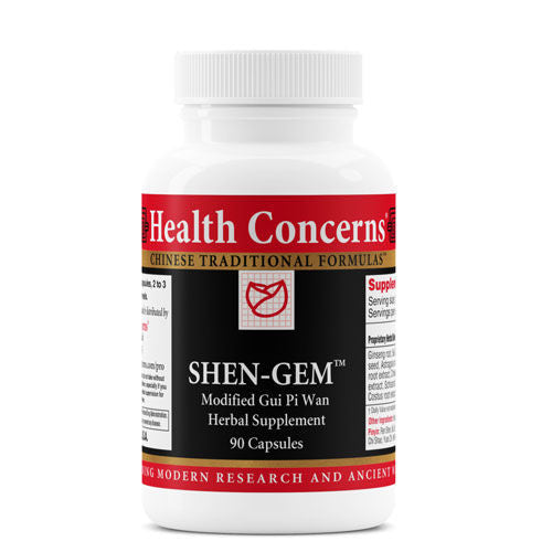 Shen Gem - Modified Gui Pi Tang, Health Concerns