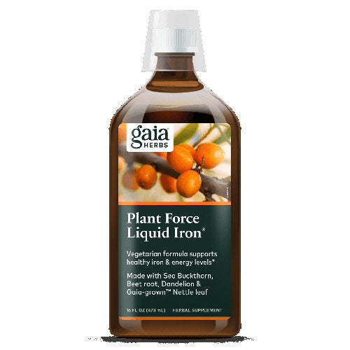 PlantForce Liquid Iron 16 oz., Gaia Liqiuds