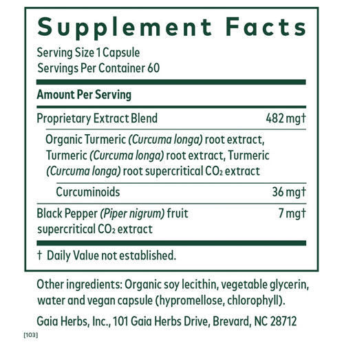 Curcuma Supreme NF-kB Formula 60 caps, Gaia Professional
