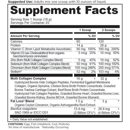 Multi Collagen Advanced (Lean) 450g by Ancient Nutrition
