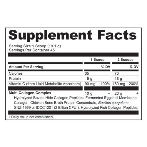 Multi Collagen Protein (Unflav.) 454.5g by Ancient Nutrition