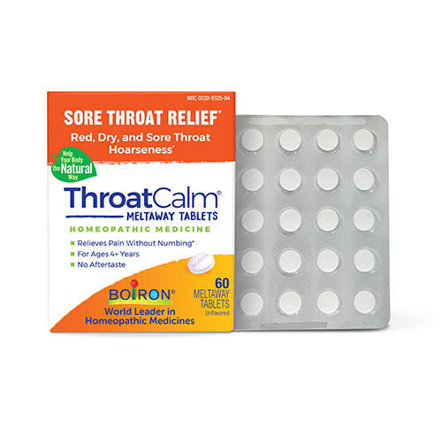 ThroatCalm Tabs *Formerly Roxalia* 60's, Boiron