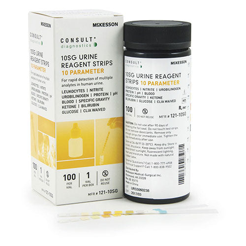 Urinalysis (Urine) Strips McKesson 100 Strips