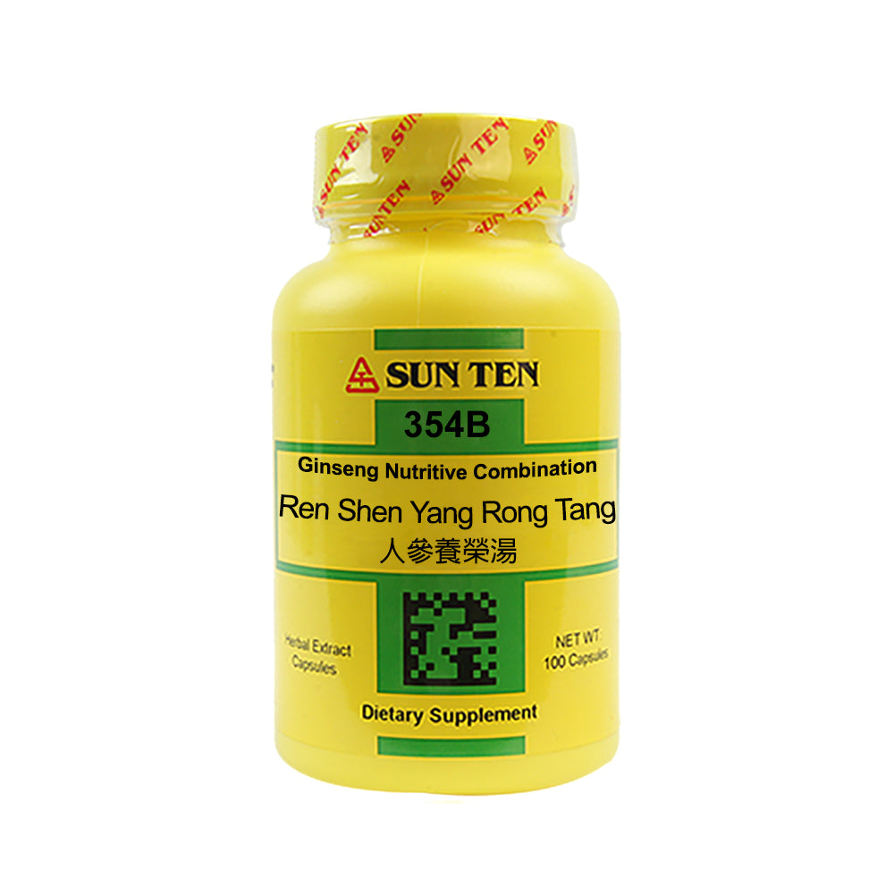 Ren Shen Yang Rong Tang Sun Ten Capsules 100's