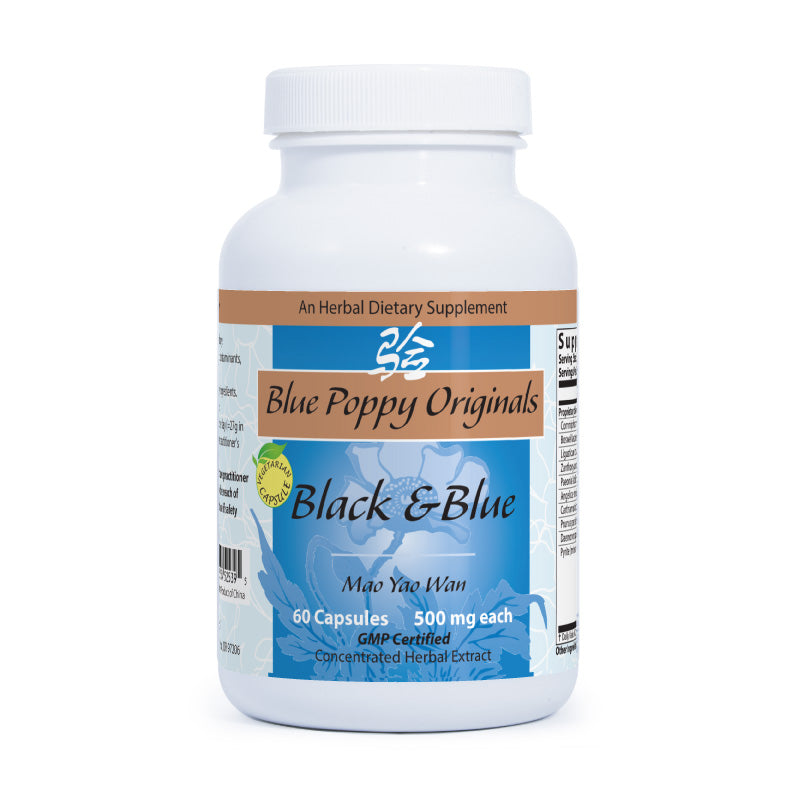 Black & Blue Caps 60's, Blue Poppy