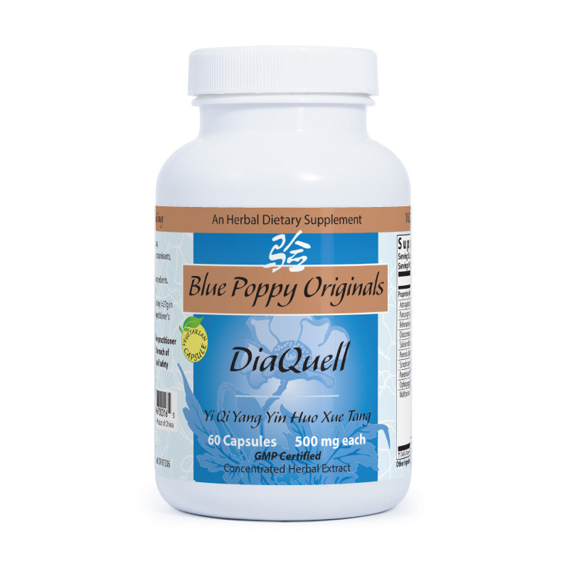 DiaQuell Caps 60's, Blue Poppy