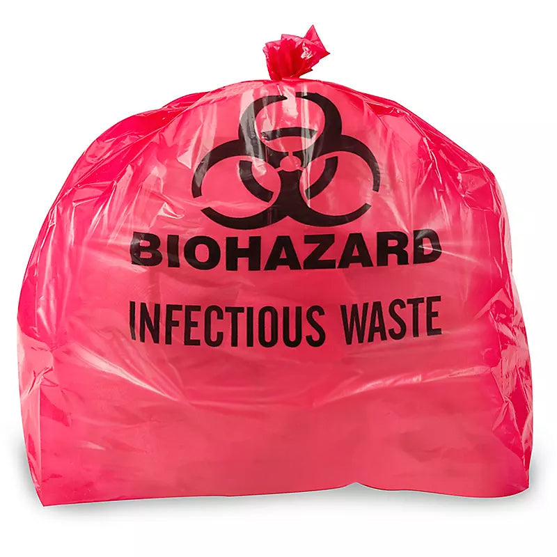 Red Biohazard Liners