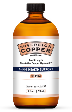 Sovereign Copper Professional Bio-Active Copper Hydrosol 2 oz