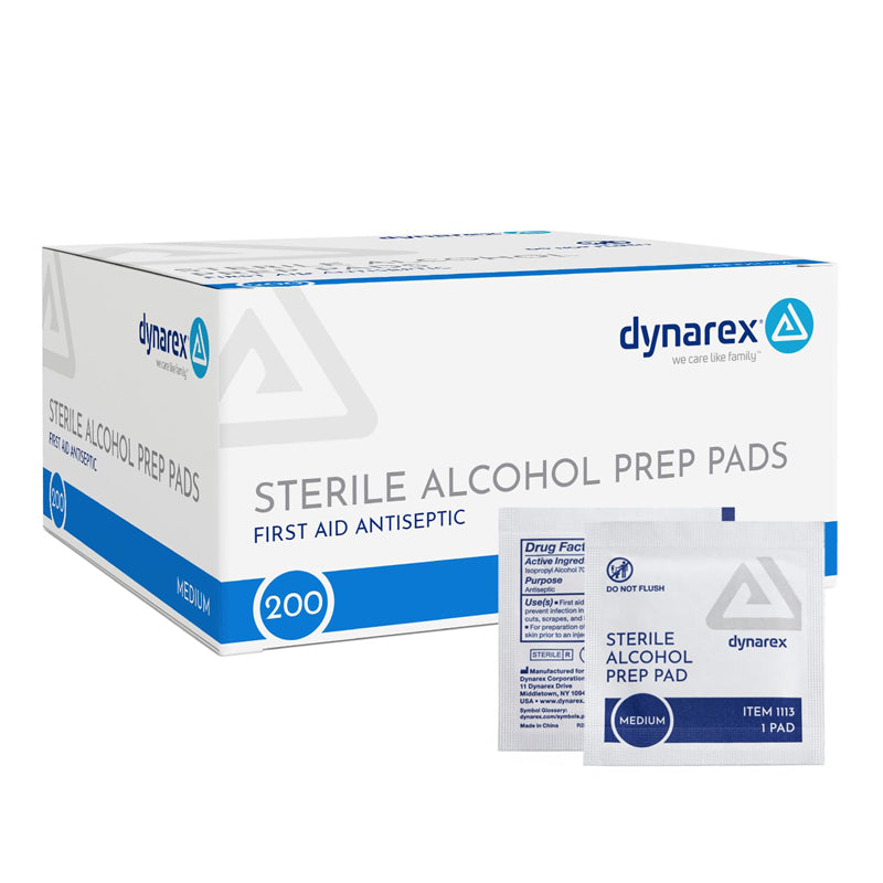 Alcohol Prep Pads Sterile box of 200