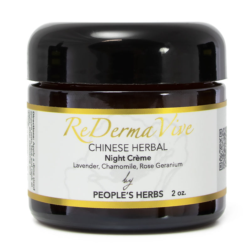 ReDermaVive Chinese Herbal Night Cream 2oz, Blue Poppy
