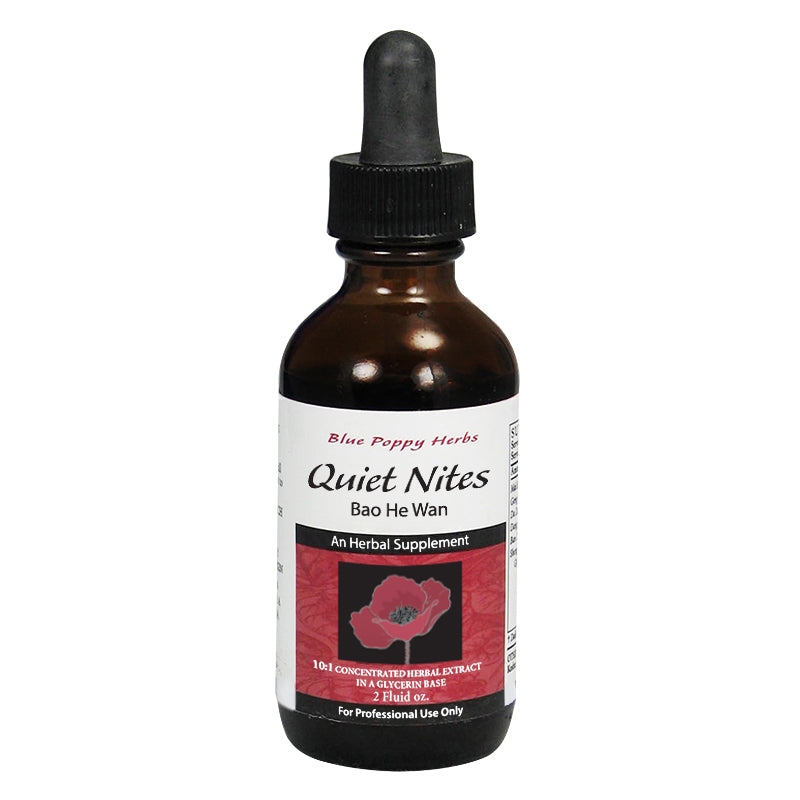 Quiet Nights (glycerin tincture) 2oz, Blue poppy