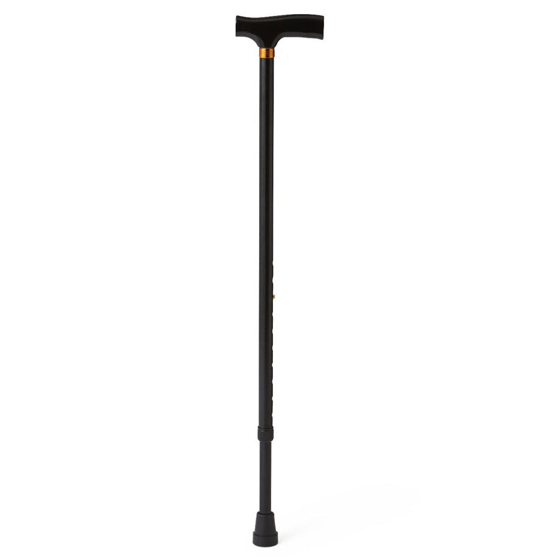 T Handle Walking Cane Black