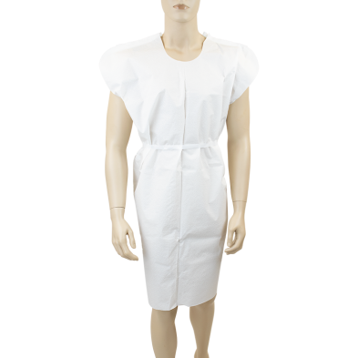Exam Gowns 3 Ply White Paper 50's
