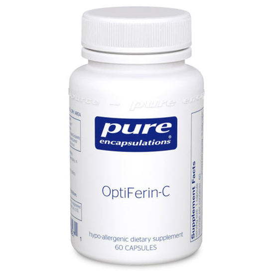 Picture of OptiFerin C 60's, Pure Encapsulations                       