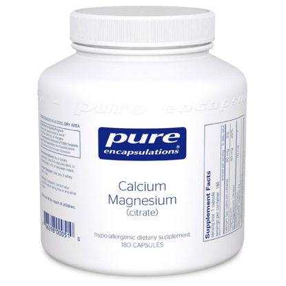 Picture of Calcium/Magnesium (citrate) 180's, Pure Encapsulations      