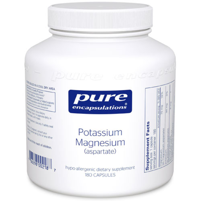 Picture of Potassium/Magnesium (aspartate) 180's, Pure Encapsulations