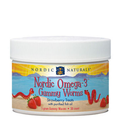 Picture of Omega 3 Gummy Worms 30's, Nordic Naturals                   