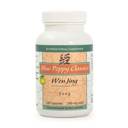 Picture of Wen Jing Tang Caps 120's, Blue Poppy                        