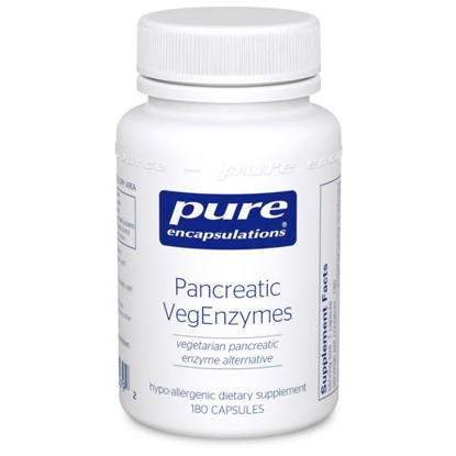 Picture of Pancreatic VegEnzymes 180's, Pure Encapsulations            
