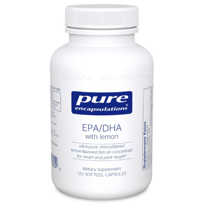 Picture of EPA/DHA with lemon 120's, Pure Encapsulations               