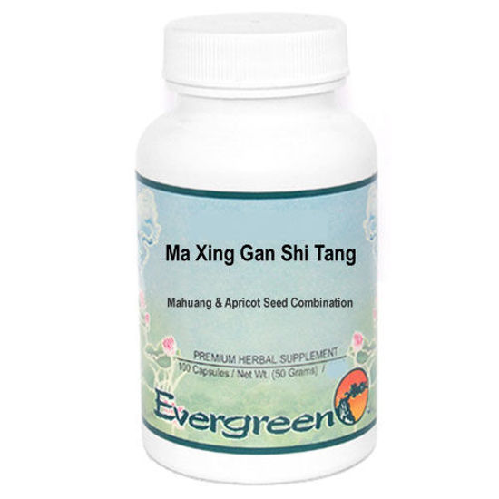 Picture of Ma Xing Gan Shi Tang Evergreen Capsules 100's               