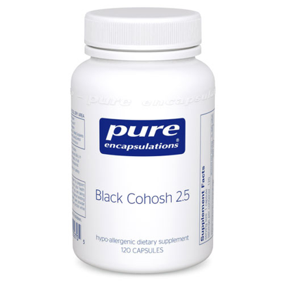 Picture of Black Cohosh 2.5 120's, Pure Encapsulations