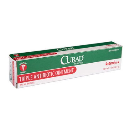 Picture of Triple Antibiotic Ointment Curad 1oz tube                   