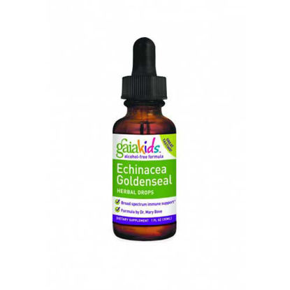 Picture of Echinacea Goldenseal Herbal Drops by Gaia Kids              
