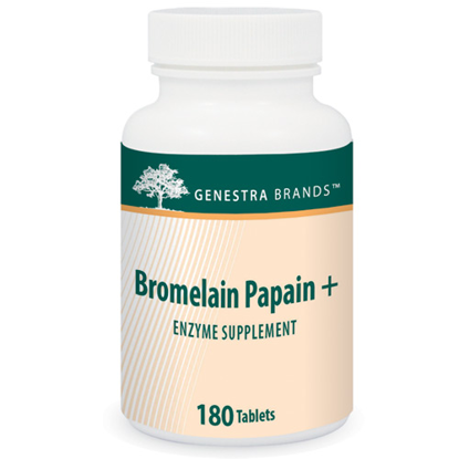 Picture of Bromelain Papain + 180 Tablets, Genestra                    