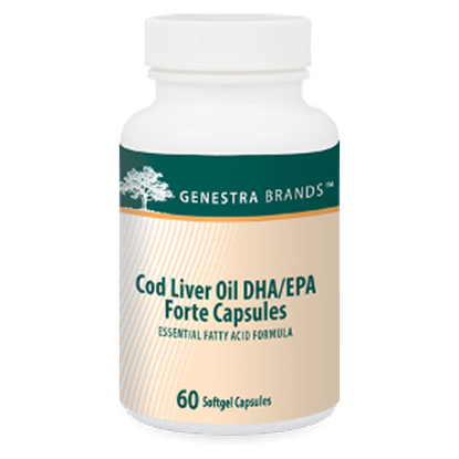 Picture of Cod Liver Oil DHA/EPA Forte 60 Capsules, Genestra           