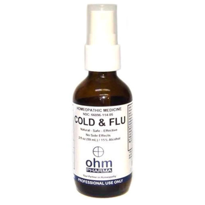 Picture of Cold & Flu 2 oz. Spray, Ohm Pharma                          