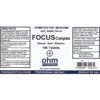 Picture of Focus Complex 186 tabs, Ohm Pharma                          