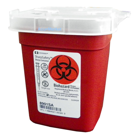 Picture of Sharps (1) Pint Needle Disposal Container                   