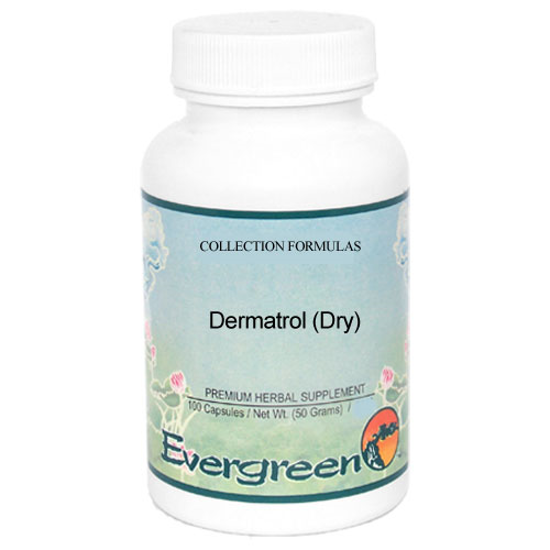 Picture of Dermatrol (Dry) - Evergreen Caps 100ct                      
