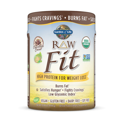 Picture of Raw Fit Organic (Chocolate) 455g by Garden of Life          