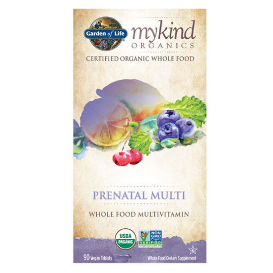 Picture of mykind Organics Prenatal 90 Tabs by Garden of Life          