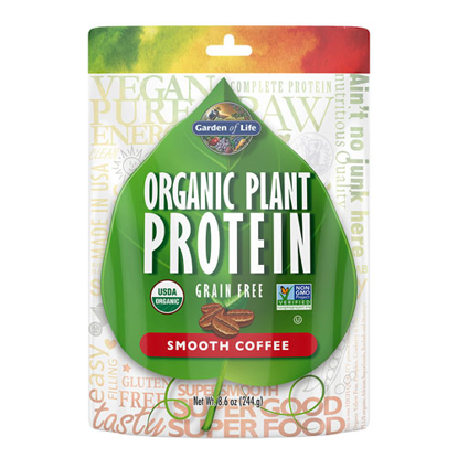 Picture of Organic Plant Protein (Coffee) 244g by Garden of Life