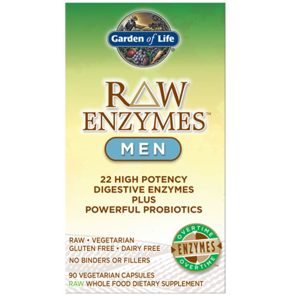 Picture of Raw Enzymes Men 90 Caps by Garden of Life