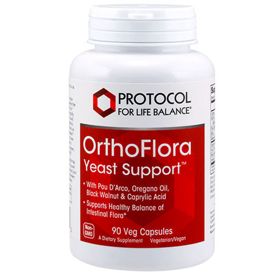 Picture of OrthoFlora Yeast Support 90 caps by Protocol                
