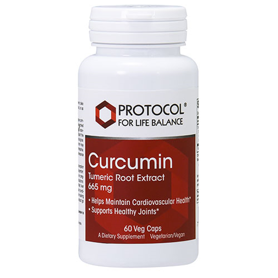 Picture of Curcumin Turmeric Root Extract (665mg) 60 caps by Protocol  