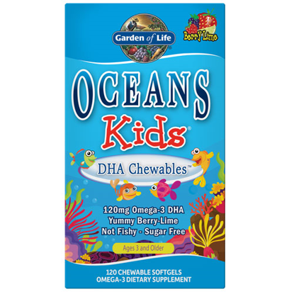 Picture of Oceans 3 Oceans Kids 120 Chewables by Garden of Life