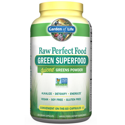 Picture of Raw Perfect Food 240 Capsules by Garden of Life