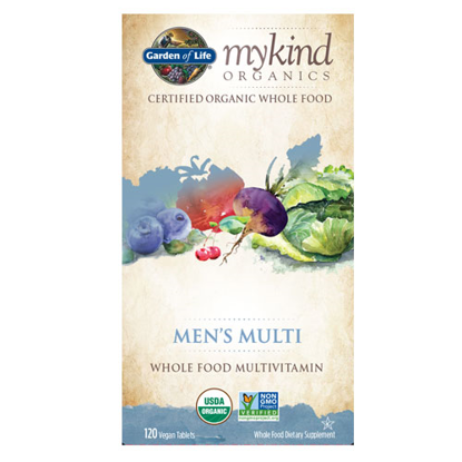 Picture of mykind Organics Men's Multi 120 Tabs by Garden of Life