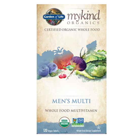 Picture of mykind Organics Men's Multi 120 Tabs by Garden of Life      