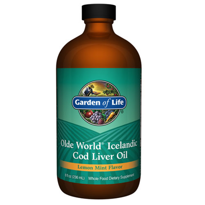 Picture of Olde World Icelandic Cod Liver Oil 8 oz. by Garden of Life  