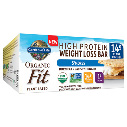 Picture of Organic Fit Weight Loss Bar (S'mores) 12ct by Garden of Life