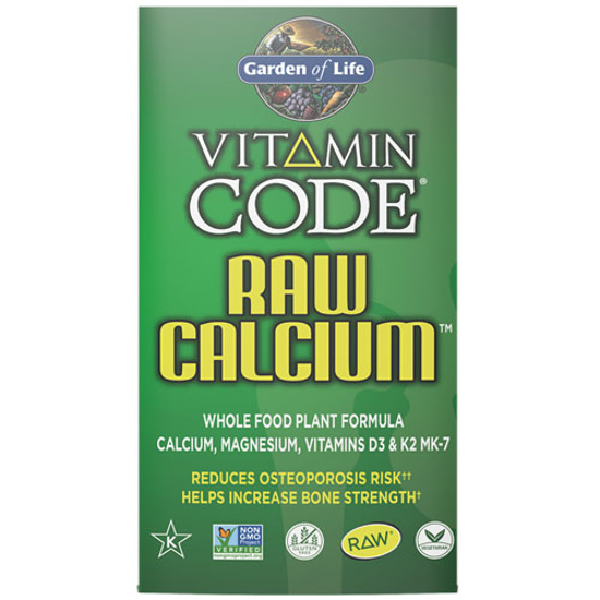 Picture of Vitamin Code Raw Calcium 60 Capsules by Garden of Life