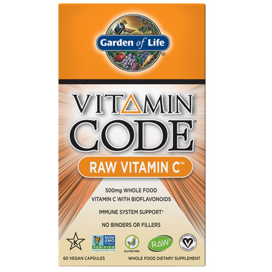 Picture of Vitamin Code Raw Vitamin C 60 Capsules by Garden of Life